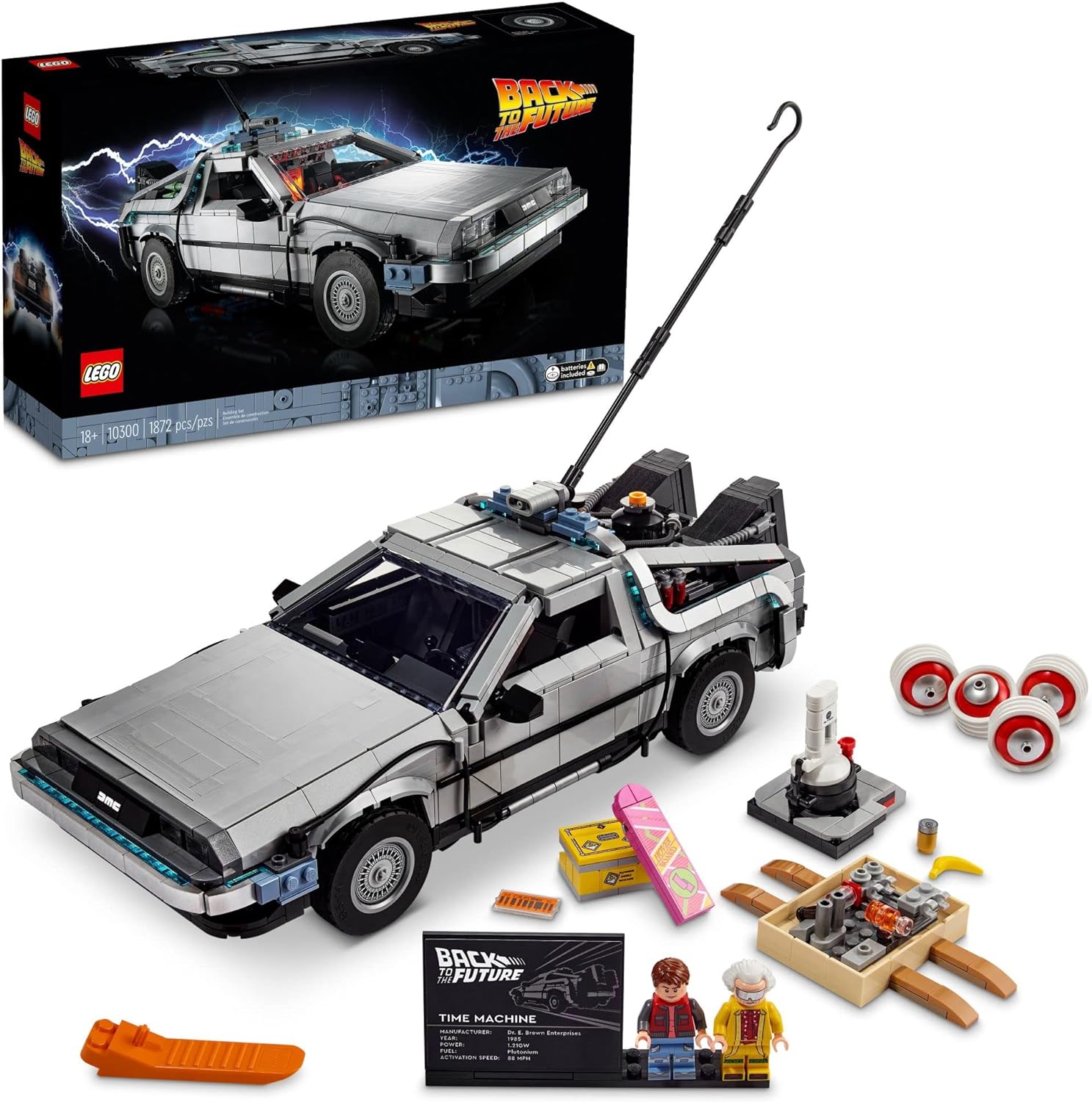 Lego Icons Back to the Future Time Machine 10300