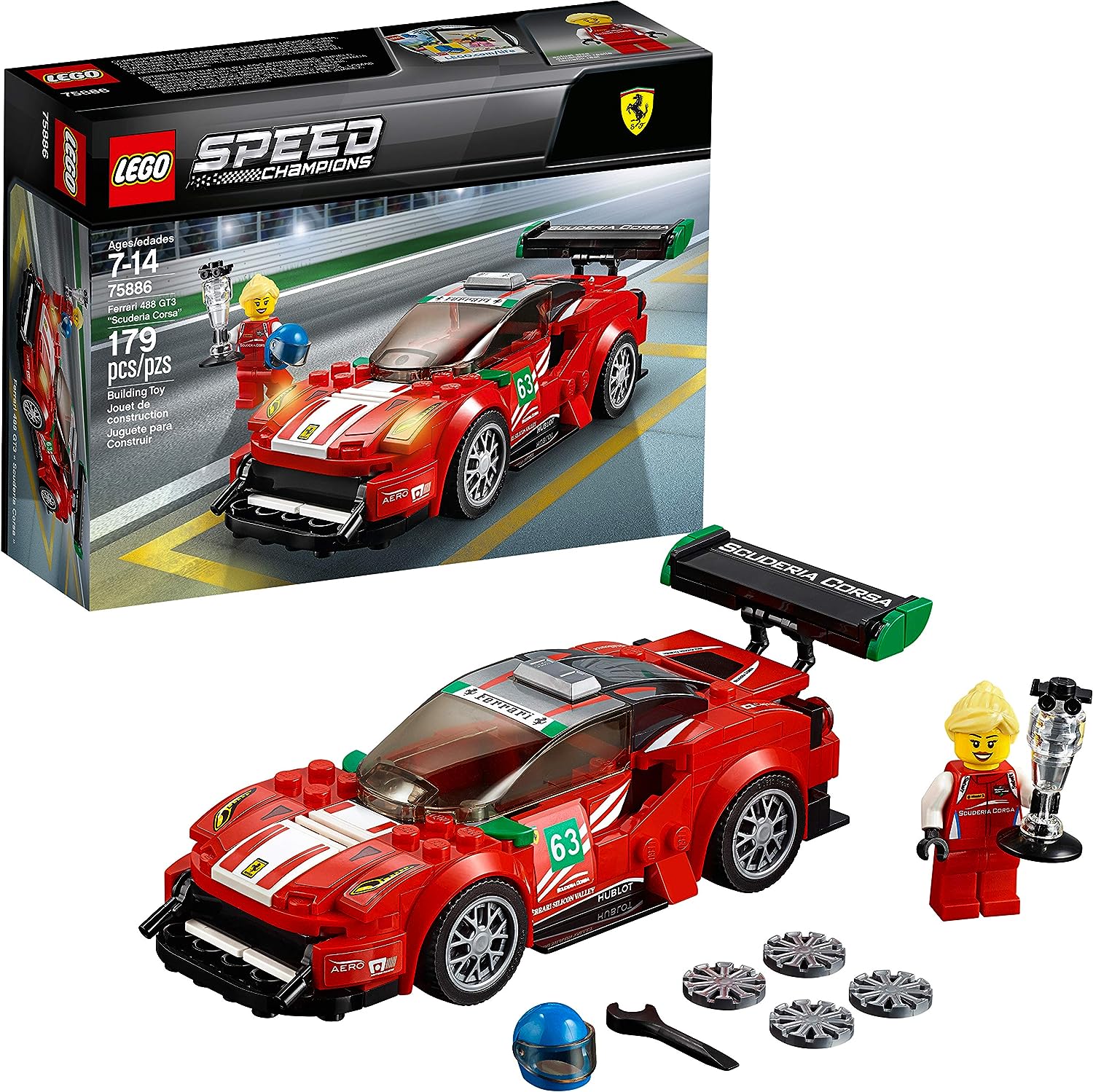 75886 Lego Ferrari 488 GT3 "Scuderria Corsa"